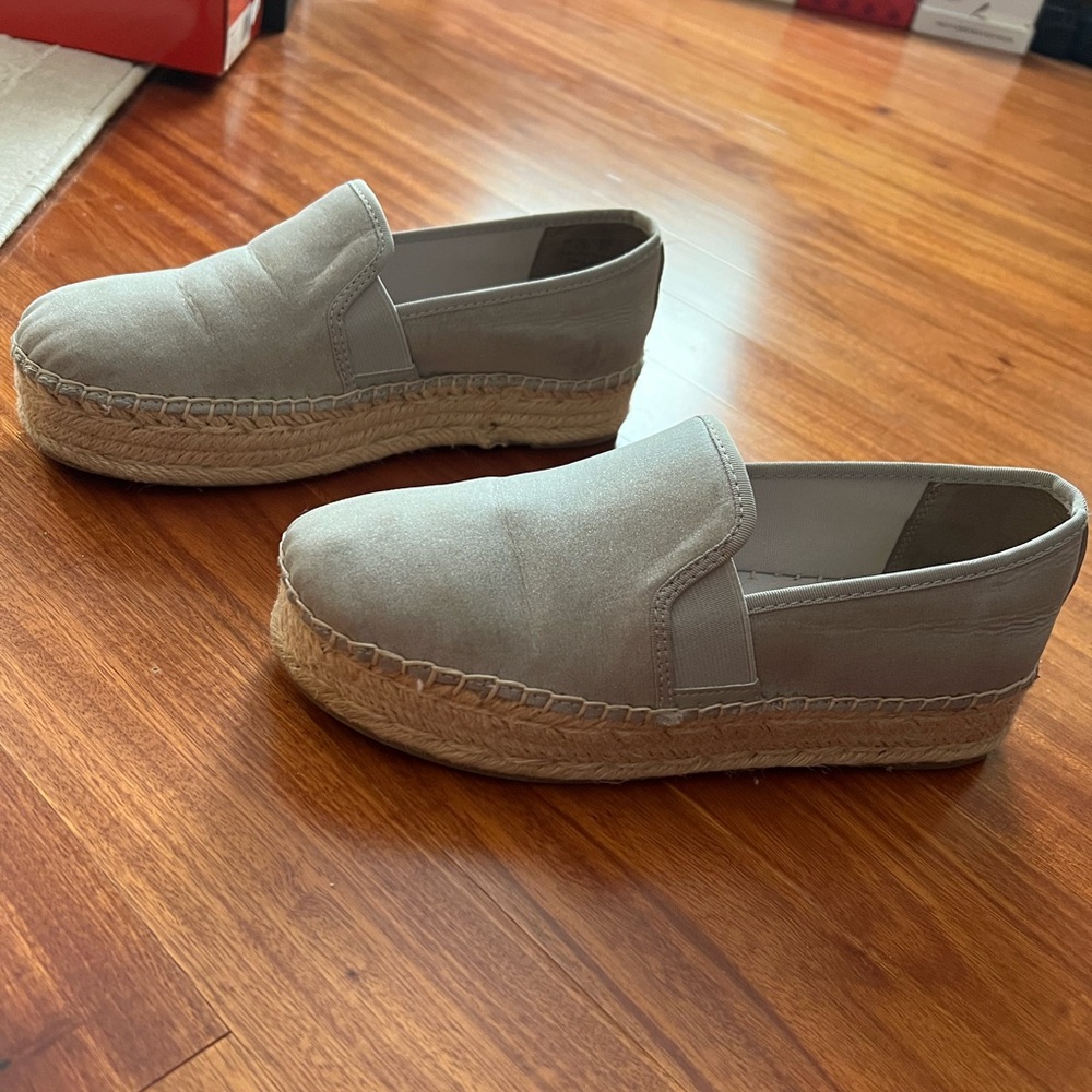 SAM EDELMAN 8.5 PLATFORM ESPADRILLES